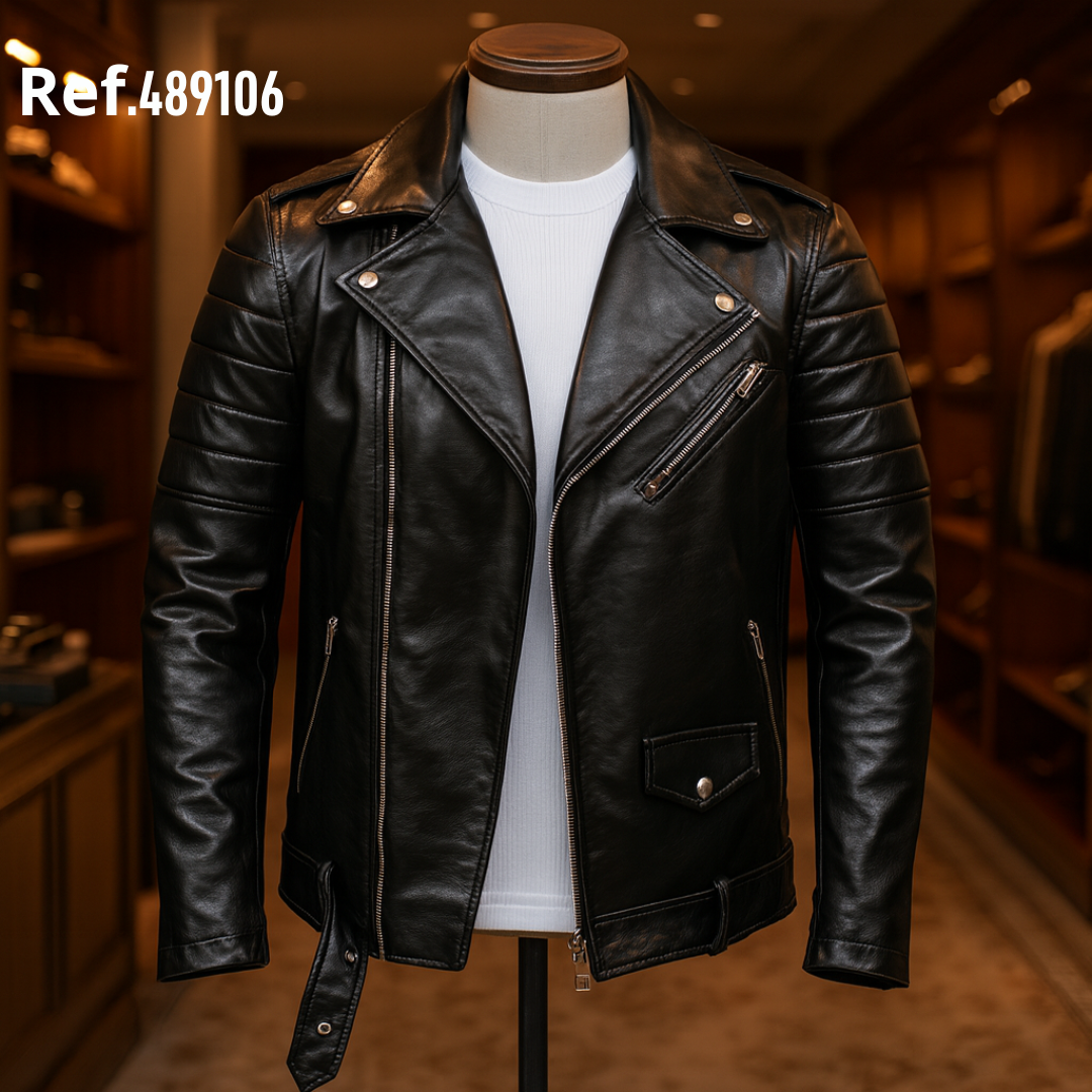 CHAQUETA CHAMARRA CLASICA NEGRO